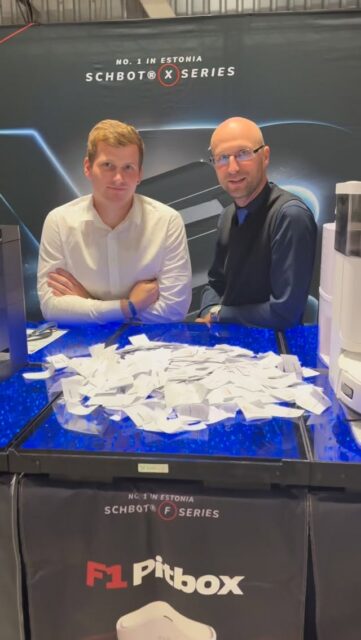 SCHBOTI TELEVISOON! 🤩 No see võitja on küll ikka õnnesärgis sundinud 🤩
Ehitus- ja Sisustusmessil osales rekordarv loosis osalejaid! Õnneks kordasime ka eelmise aasta tulemust müükides! Uusi kliente jälle nii palju juures 🤍

#schbot #sisustusmess