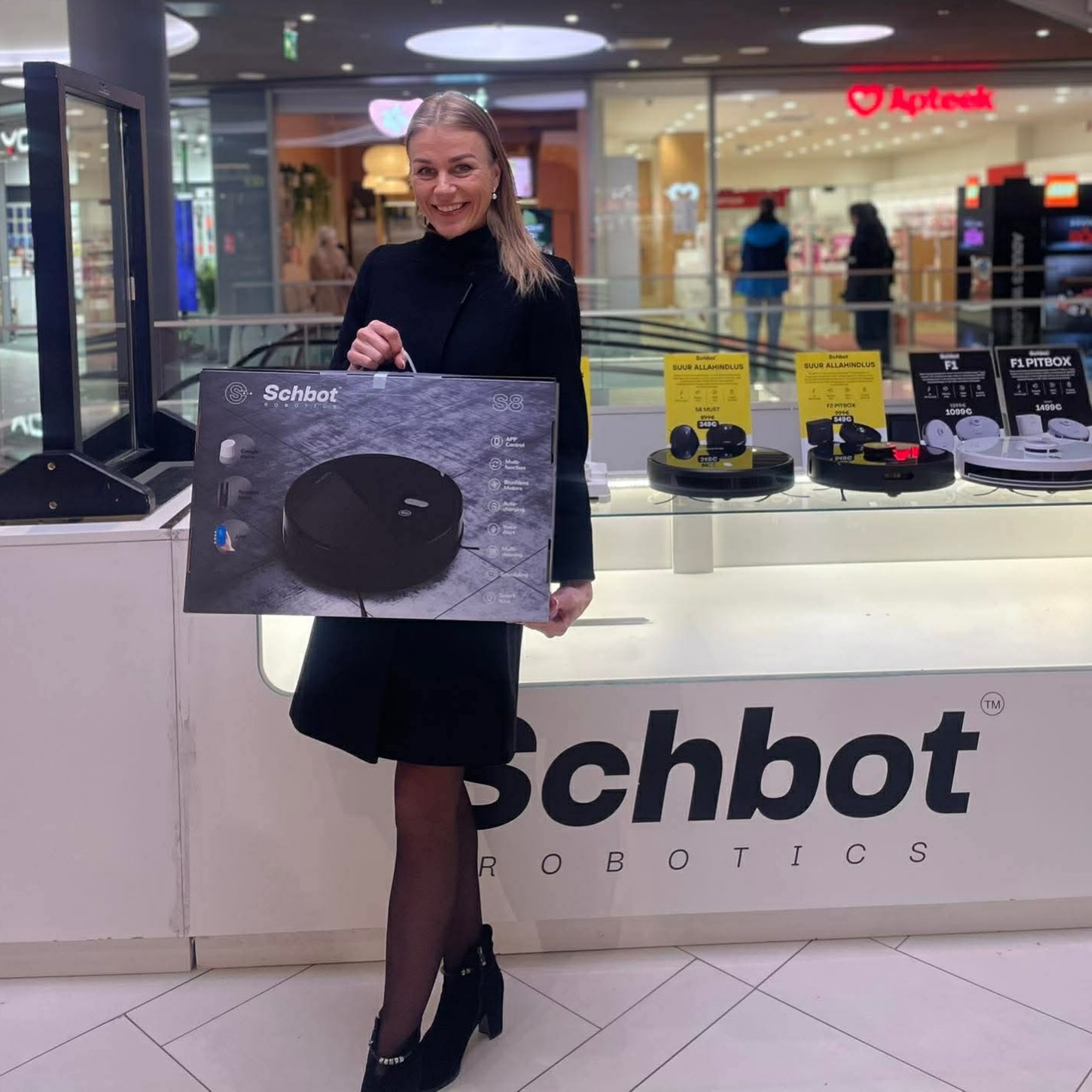 Esimese advendi võitja Raili sai täna oma Schboti kätte 🤩Palju palju õnne 👏🏼👏🏼👏🏼#schbot