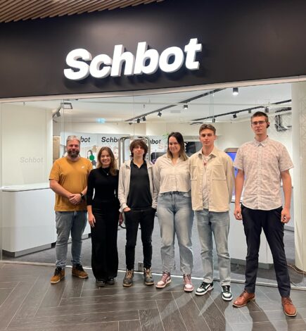 Schbot's home robots visited by Tallinn University of Technology students
